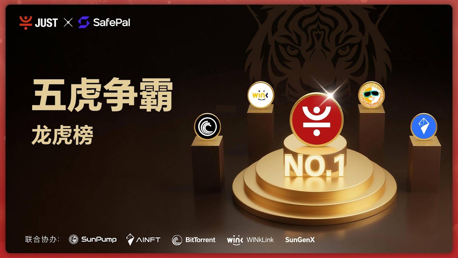“五虎争霸赛”圆满收官|JST、SUN、NFT夺魁!SUN.io接棒生态新动能缩略图 “五虎争霸赛”圆满收官|JST、SUN、NFT夺魁!SUN.io接棒生态新动能缩略图