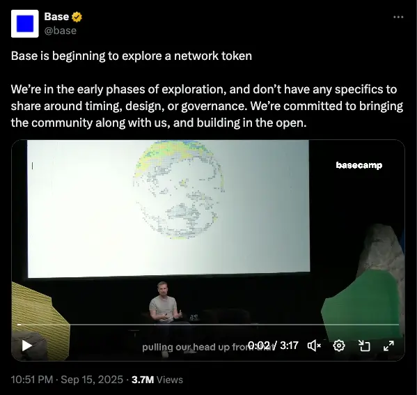 Base 探索发币：Layer 2 迎来最强竞争者缩略图